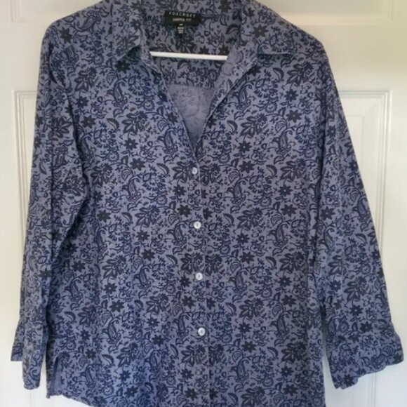 Foxcroft Cotton Button Down - Picture 1 of 6